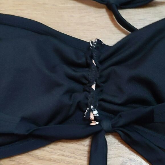 Bongo rhinestones swim top halter style L - Picture 3 of 7